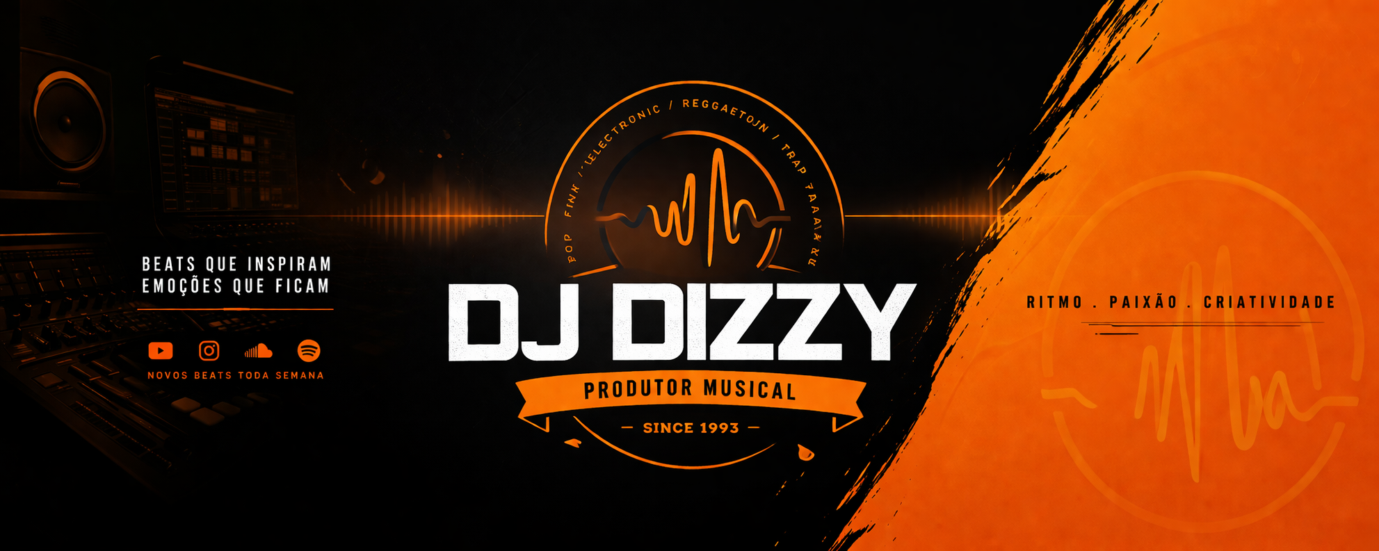 Identidade visual DJ DIZZY